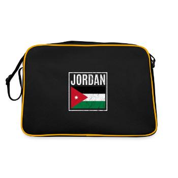 Jordanie - Sac Retro - noir/or - Dos