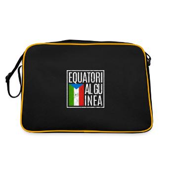 Guinée équatoriale - Sac Retro - noir/or - Dos