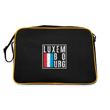 Luxembourg - Retro Bag - black/gold - Back