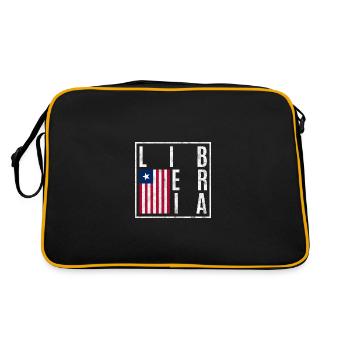 Libéria - Sac Retro - noir/or - Dos