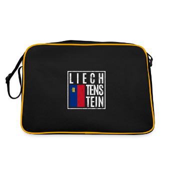 Liechtenstein - Retro Bag - black/gold - Back