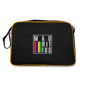 Mauritius - Retro Bag - black/gold - Back