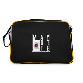 Mayotte - Sac Retro - noir/or - Dos
