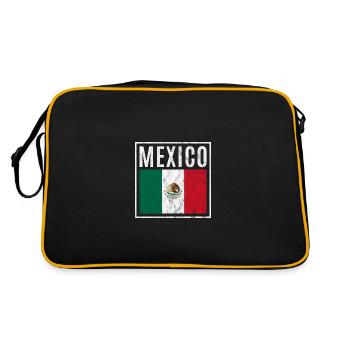 Mexique - Sac Retro - noir/or - Dos