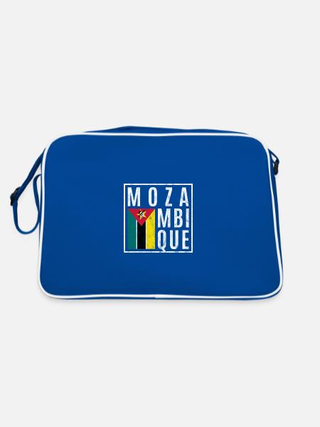 Mozambique - Sac Retro - bleu/blanc - Dos