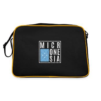 Micronesia - Retro Bag - black/gold - Back