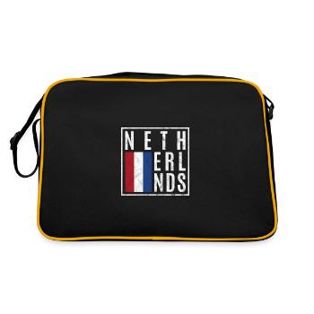Pays-Bas - Sac Retro - noir/or - Dos