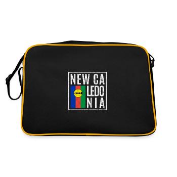 Nouvelle-Calédonie - Sac Retro - noir/or - Dos