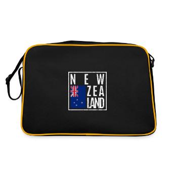 Nouvelle-Zélande - Sac Retro - noir/or - Dos