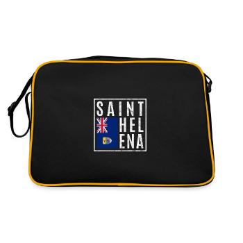 Sainte-Hélène - Sac Retro - noir/or - Dos