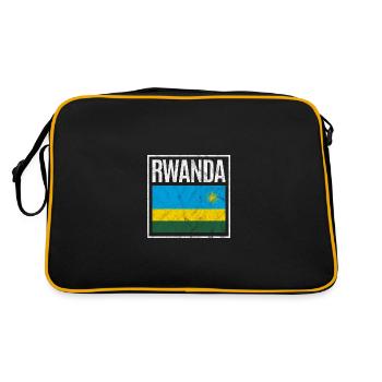 Rwanda - Sac Retro - noir/or - Dos