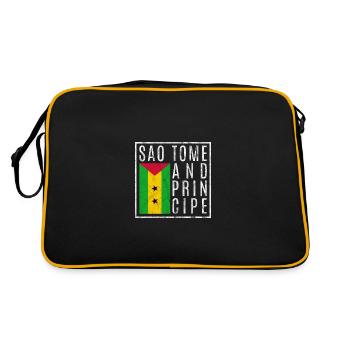 São Tomé-et-Príncipe - Sac Retro - noir/or - Dos