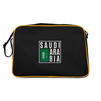 Saudi Arabia - Retro Bag - black/gold - Back