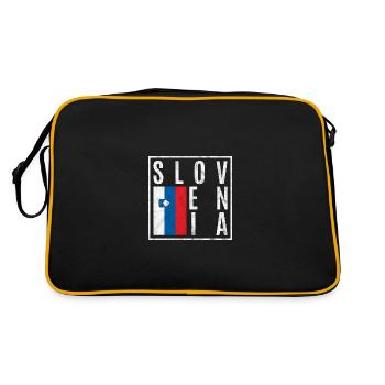 Slovénie - Sac Retro - noir/or - Dos