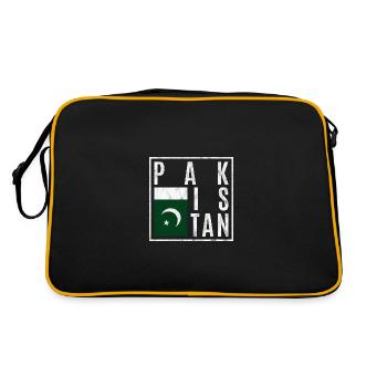 Pakistan - Sac Retro - noir/or - Dos