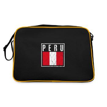 Peru - Retro Bag - black/gold - Back