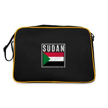 Soudan - Sac Retro - noir/or - Dos