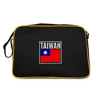 Taiwan - Sac Retro - noir/or - Dos