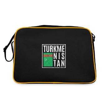 Turkmenistan - Retro Bag - black/gold - Back