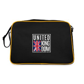 Grande-Bretagne - Sac Retro - noir/or - Dos