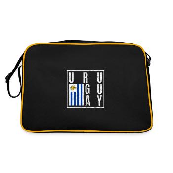 Uruguay - Retro Bag - black/gold - Back