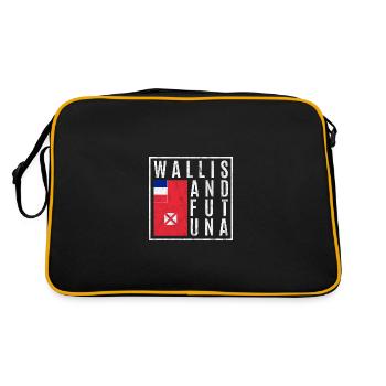 Wallis-et-Futuna - Sac Retro - noir/or - Dos