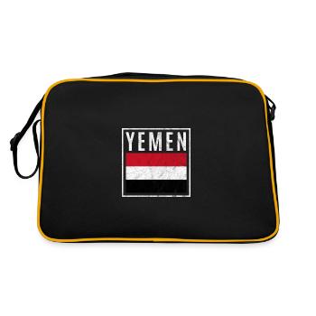 Yémen - Sac Retro - noir/or - Dos