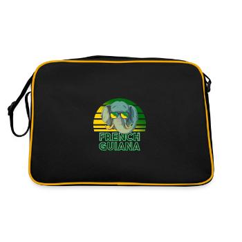 French Guiana - Retro Bag - black/gold - Back