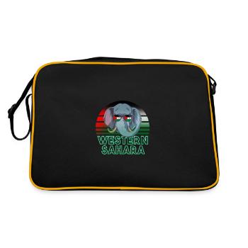 Sahara occidental - Sac Retro - noir/or - Dos
