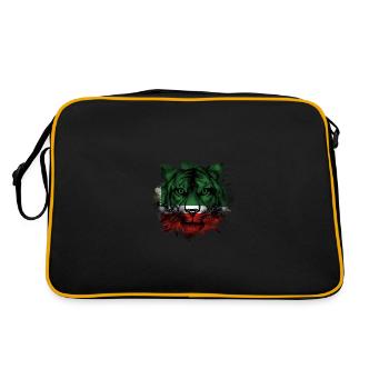 Tchétchénie - Sac Retro - noir/or - Dos