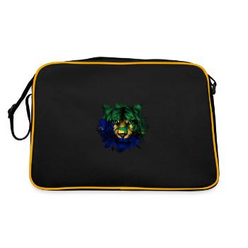 Île Christmas - Sac Retro - noir/or - Dos
