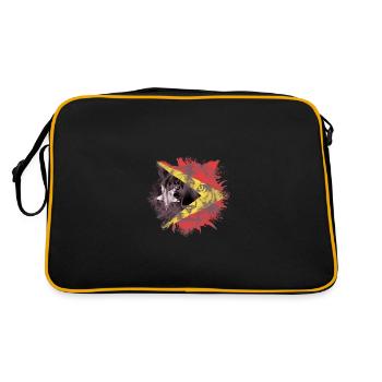 Timor oriental - Sac Retro - noir/or - Dos