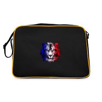 France - Sac Retro - noir/or - Dos