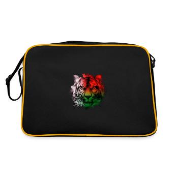 Madagaskar - Retro Tasche - Schwarz/Gold - Hinten