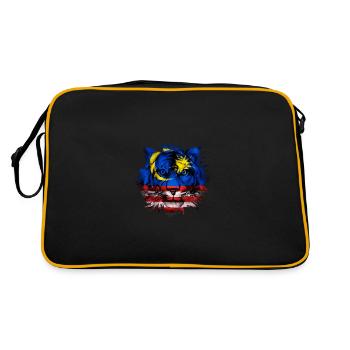 Malaysia - Retro Bag - black/gold - Back