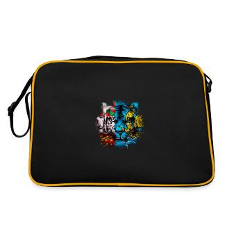 Saint Pierre and Miquelon - Retro Bag - black/gold - Back