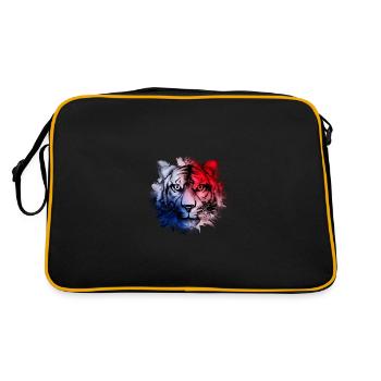 Panama - Retro Tasche - Schwarz/Gold - Hinten