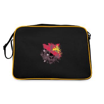 Papouasie-Nouvelle-Guinée - Sac Retro - noir/or - Dos