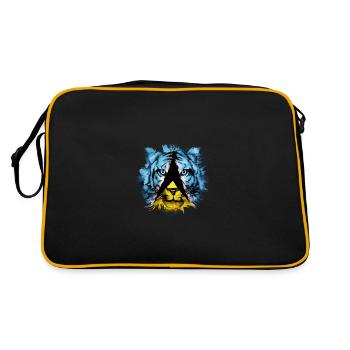 Sainte-Lucie - Sac Retro - noir/or - Dos