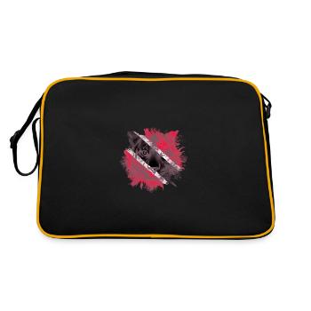 Trinidad and Tobago - Retro Bag - black/gold - Back