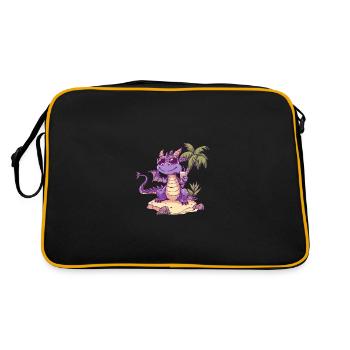 Vacances d’été du Dragon - Sac Retro - noir/or - Dos