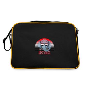 Syrie - Sac Retro - noir/or - Dos