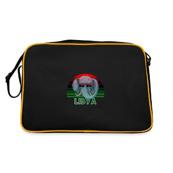 Libya - Retro Bag - black/gold - Back