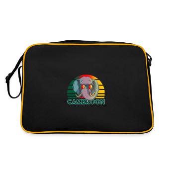 Cameroun - Sac Retro - noir/or - Dos