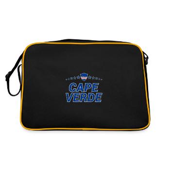 Kap Verde - Retro Tasche - Schwarz/Gold - Hinten
