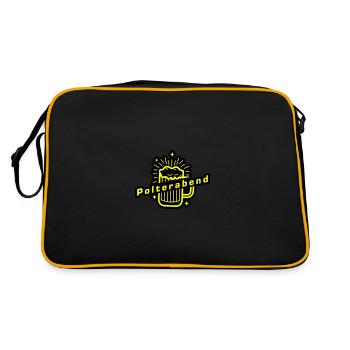 Bachelor Party Wedding Bachelor - Retro Bag - black/gold - Back