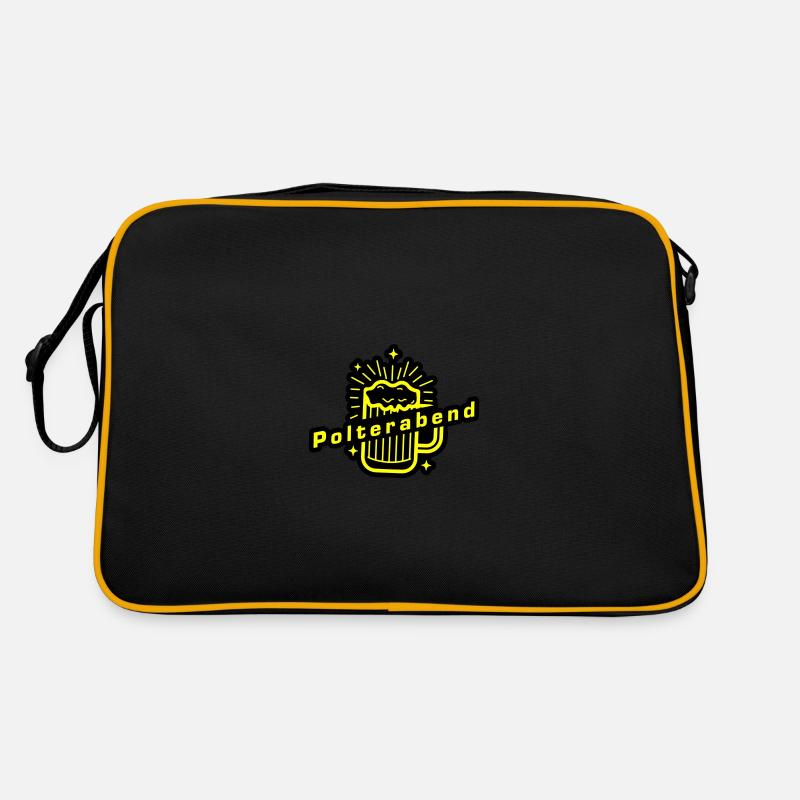 Polterabend Hochzeit Junggeselle Retro Tasche