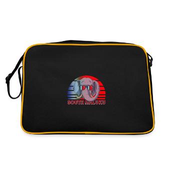 Maluku Selatan Republic - Retro Bag - black/gold - Back