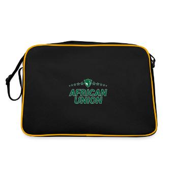 Union africaine - Sac Retro - noir/or - Dos