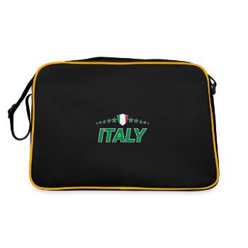 Italy - Retro Bag - black/gold - Back